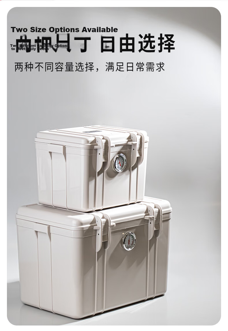 EIRMAI R11 DSLR Camera Dry Box, Moisture-Proof And Mold-Proof Sealed Case, Lens Storage Box with Built-In Large Moisture-Absorbing Card, Eco-Friendly ABS in Gray 9
