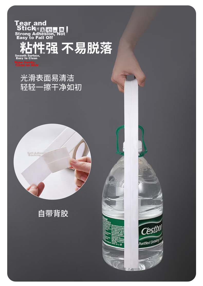 Modouyu Kitchen Sink Sticker, Gas Stove Edge Sealing Strip, Bathroom Sealing Strip, Sink Water Barrier Strip, Waterproof Sticker 6