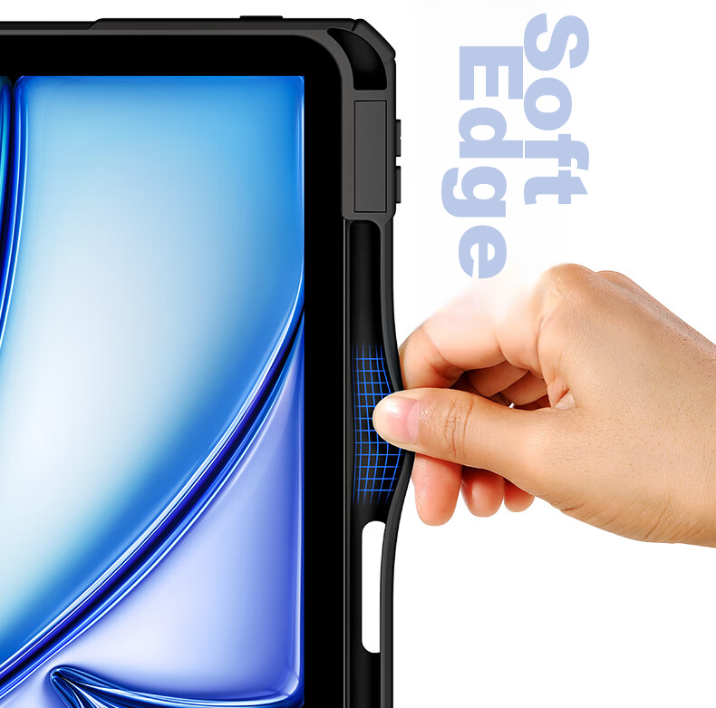 Ugreen iPad Air 8/7/6/5/4 Case with Pencil Slot, Air 11-inch 2026 Latest Slim Protective Cover, Anti-Bend Shockproof Apple Tablet Case 15