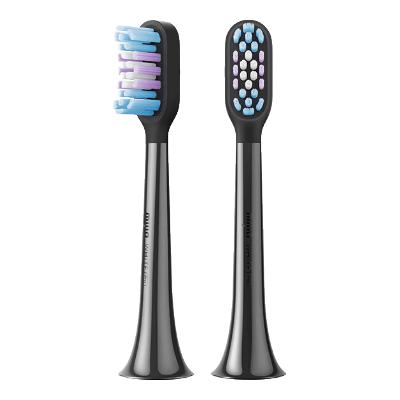 Mijia Xiaomi Sonic Electric Toothbrush Heads (All-Effect Whitening) 2-Pack Black Birthday Compatible with T501/T501C
