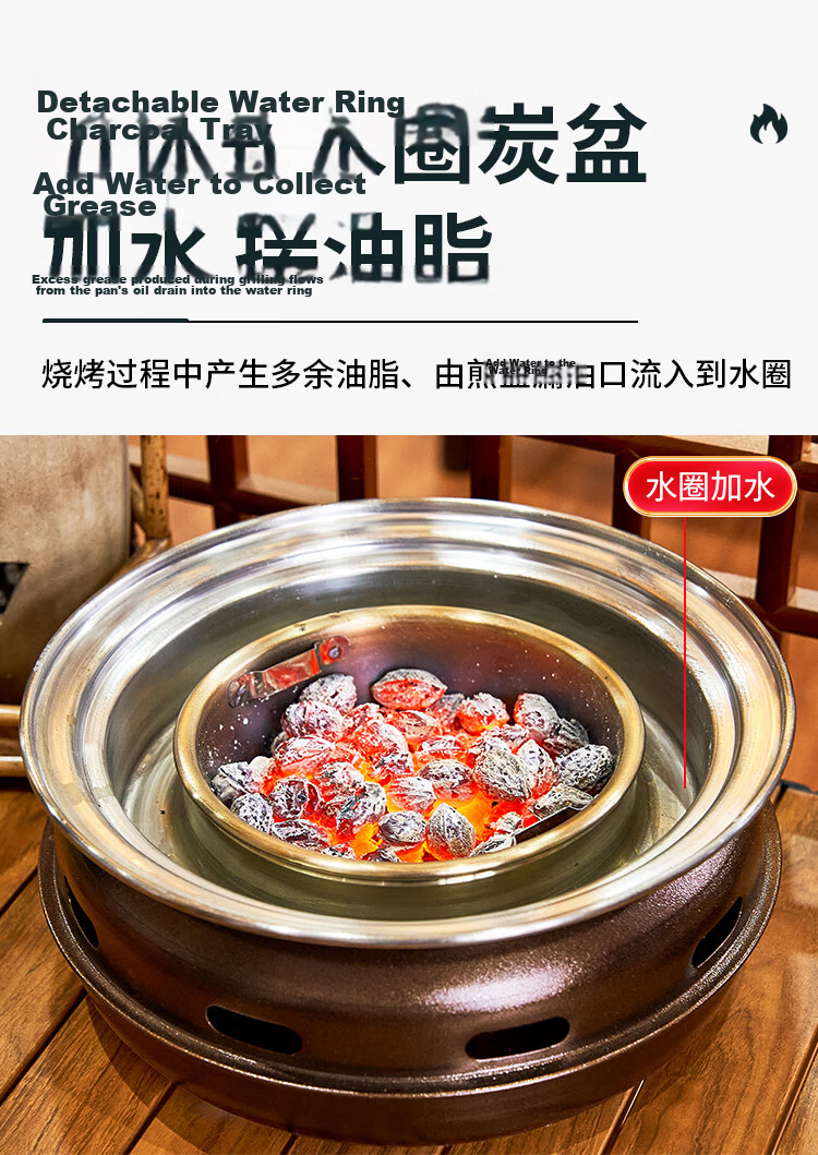 Suncojia Fish Grill, Pan And Grill, Portable Cassette Stove, Non-Stick Grilling Pan, Butane Stove, Outdoor Barbecue Stove, Gas Stove 8