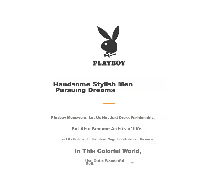 PLAYBOY Sweatshirt for Men, Autumn Long-Sleeve T-Shirt, Loose Casual Sports Jacket, Trendy Men's Top, Base Layer 5