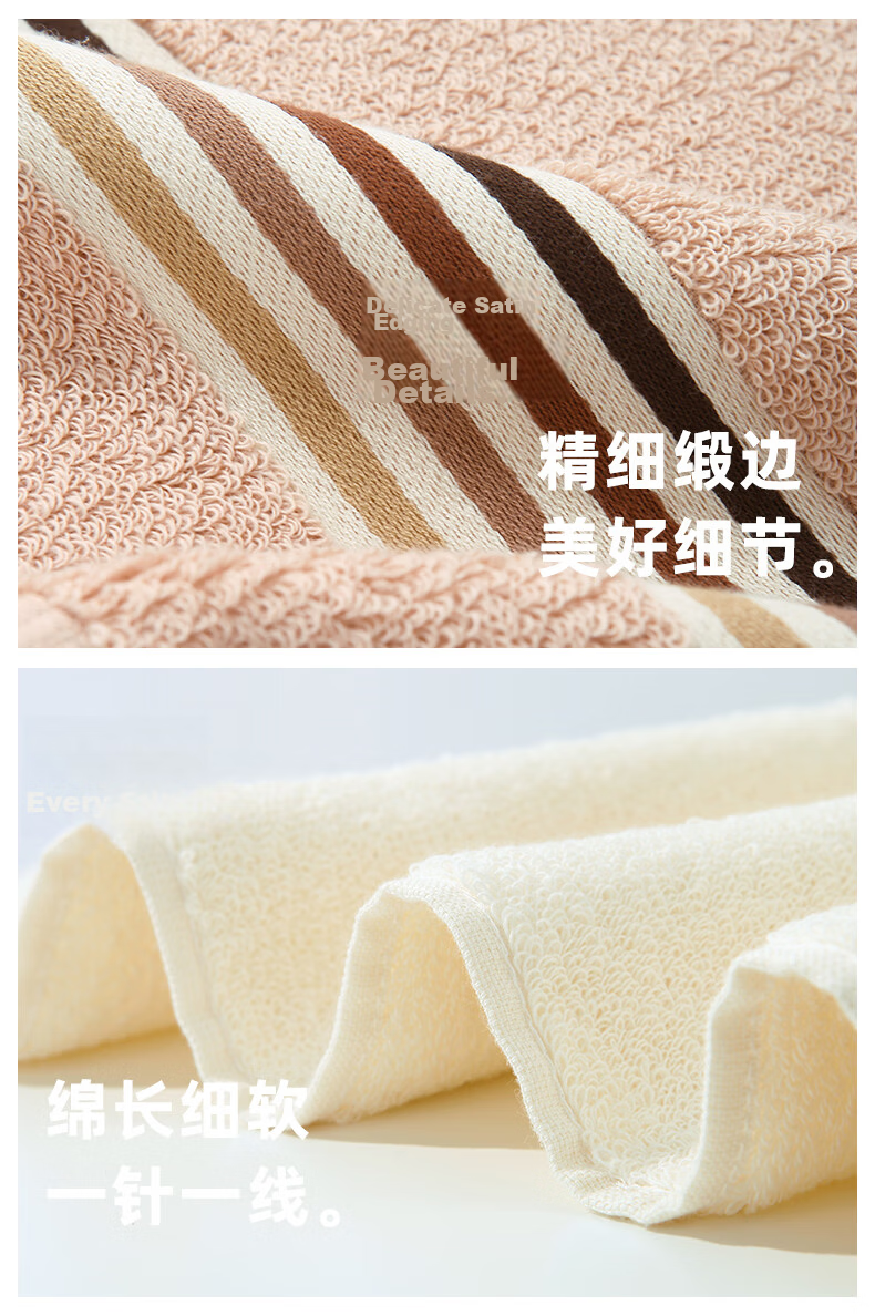KING SHORE Towel, Thickened Pure Cotton 100%, Face Towel for Washing, Bath Towel, All-Cotton Men's Sports Grade A Hotel Face Towel, 2 Pieces 12