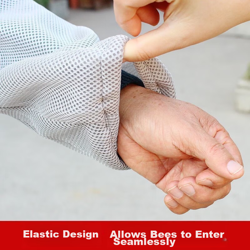 Aideer Breathable Anti-Bee Suit 3D Air Cotton Mesh Full-Body Beekeeping Protective Clothing Set Breathable Mesh [2XL] 168-180cm CW806064 6