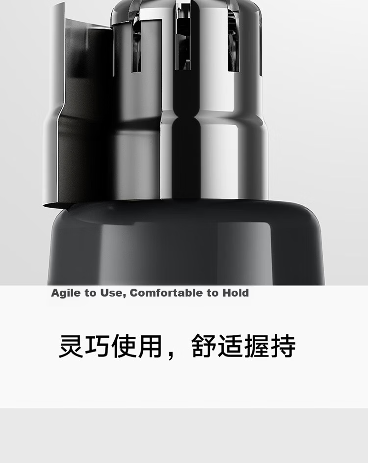 Mijia [2026 New] Xiaomi Electric Nose Hair Trimmer Pro Portable Rechargeable Ear and Nose Hair Groomer Waterproof Nose Cleaner Gift for Boyfriend Qixi Festival 4