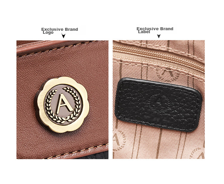 Aokang Women's Trendy Cowhide Phone Bag Premium Small Square Light Luxury Crossbody Shoulder Bag Birthday Gift for Mom and Wife 6