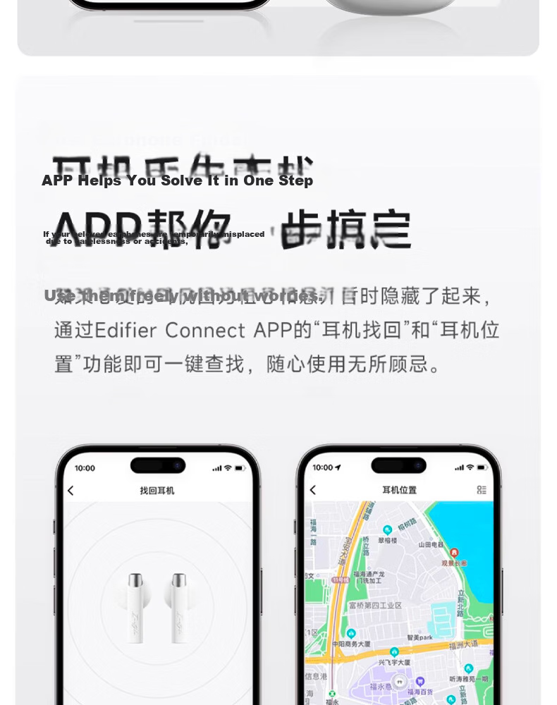 EDIFIER Zero Buds True Wireless Bluetooth Earphones, Music Headphones, Semi In-Ear Headphones, Compatible with Apple, Huawei, Xiaomi, OPPO Phones, Elegant Pink 22