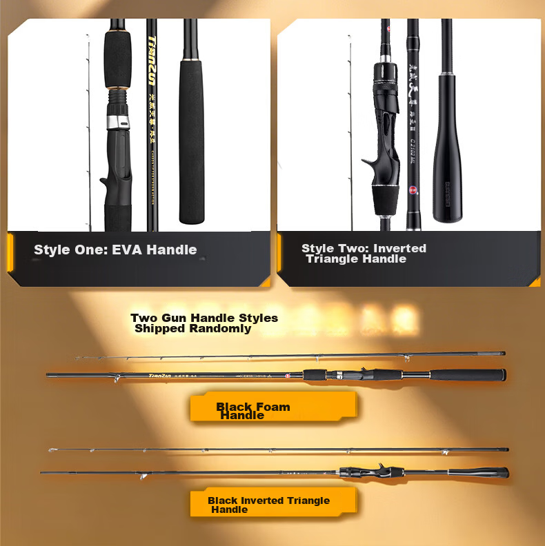 GW Fishing Rod, Versatile Lure Rod, 1.8 Meters, Tianzun Left-Handed Water Drop Reel, Lure Set, Gun Handle, Lure Rod, Fishing Pole, Fishing Tackle 24