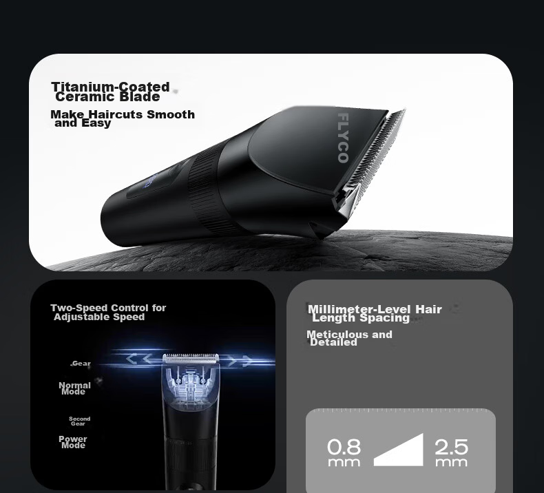 FLYCO Electric Hair Clipper FC5908 Fast Same-Day Delivery Adult and Kids Hair Trimmer Home Use Haircut Tool Men's Gift 3