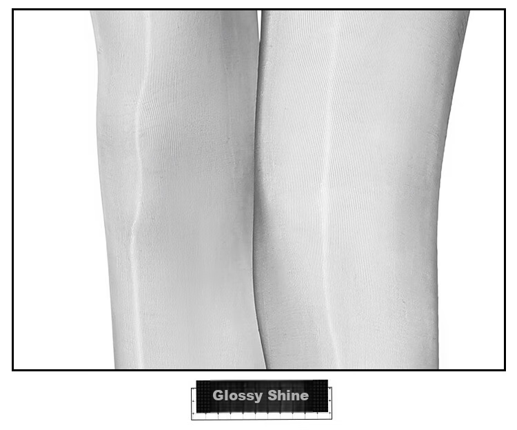 LangSha Silk Stockings for Women, Long Tube Horse Oil Socks, Sexy Intimate Shiny Thigh Socks, Ultra-Thin Black Silk Seamless Over-Knee Stockings 25