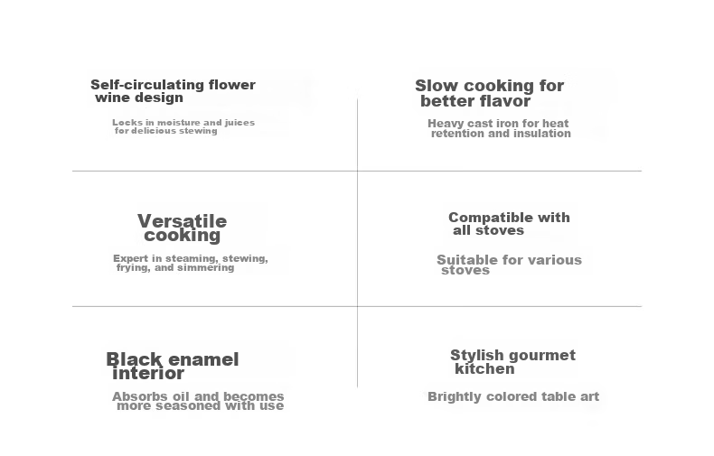 ZWILLING Enamel Cast Iron Soup Pot Round Stew Pot Matte Black 24cm Induction Compatible 2