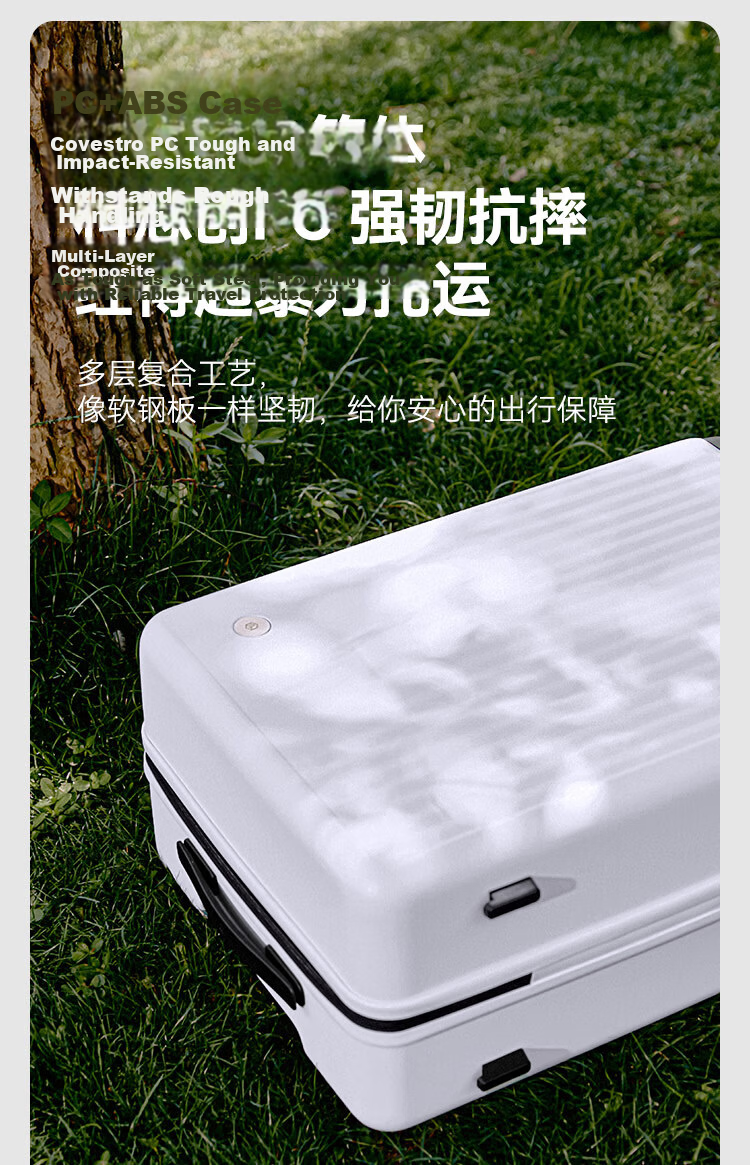 JD Jingzao Wujie Lite 20-inch Carry-on Luggage Spinner Suitcase with TSA Lock for Men and Women Phantom Purple 7