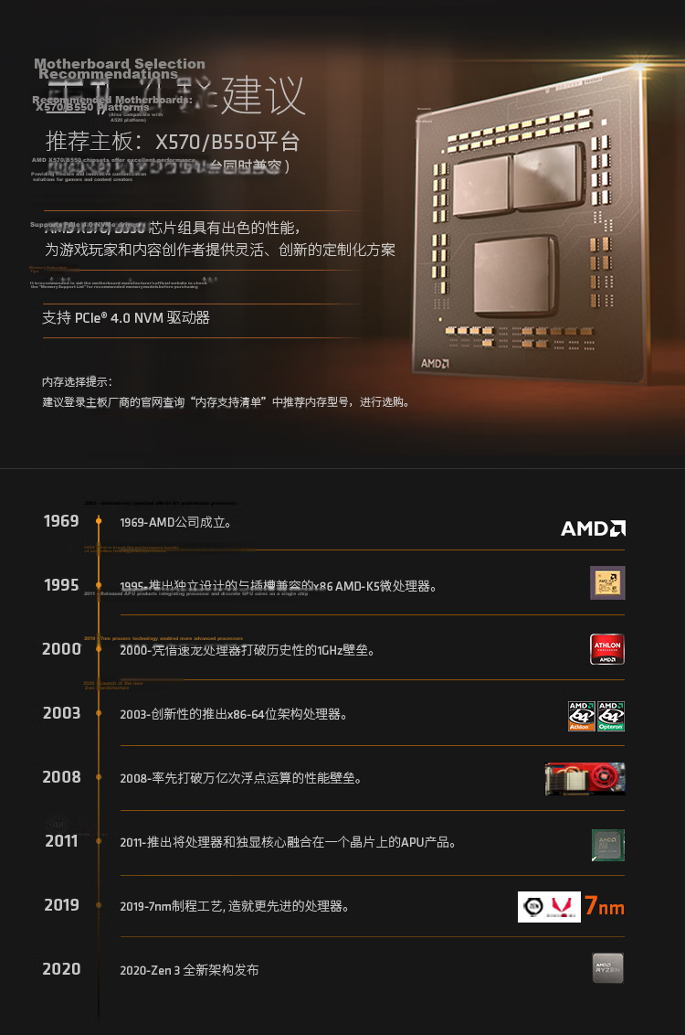 AMD Ryzen 5 5600 Processor (R5) 7nm 6-Core 12-Thread Up to 4.4GHz AM4 Boxed CPU for Gaming Valorant/CSGO 11