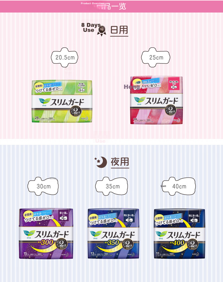 Laurier Kao S Series Ultra-Thin Breathable Comfort Panties, Daytime Sanitary Napkins, 25cm*38 Pieces, Imported from Japa 3
