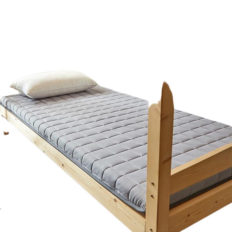 Wuyinliangpin Mattress Cover for Mother And Baby, Student Dormitory Bedding, Single Mattress Pad, 120x200cm, for 1.2-Meter Bed, Bunk Beds, Gray, 6cm Thick