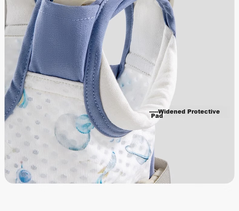 Beitais Baby Walking Harness Anti-Choke Breathable Toddler Walking Stand Fall Prevention Safety Strap Spruce Blue 10
