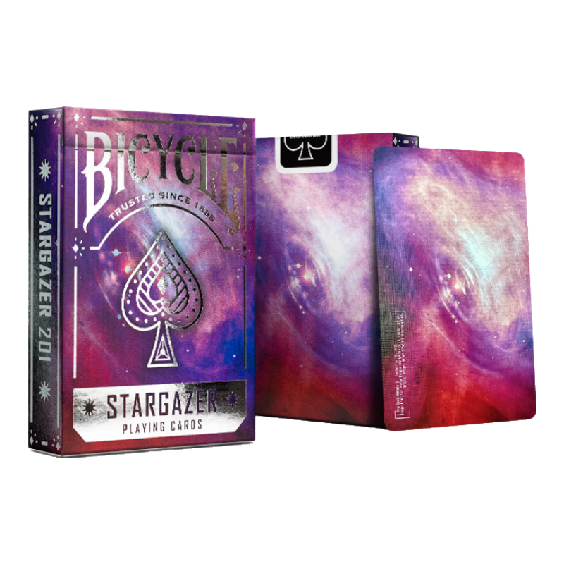BICYCLE Bicycle Playing Cards Trendy Magic High-Quality Flower-Cut Poker Stargazer 201 Crab Nebula Deck
