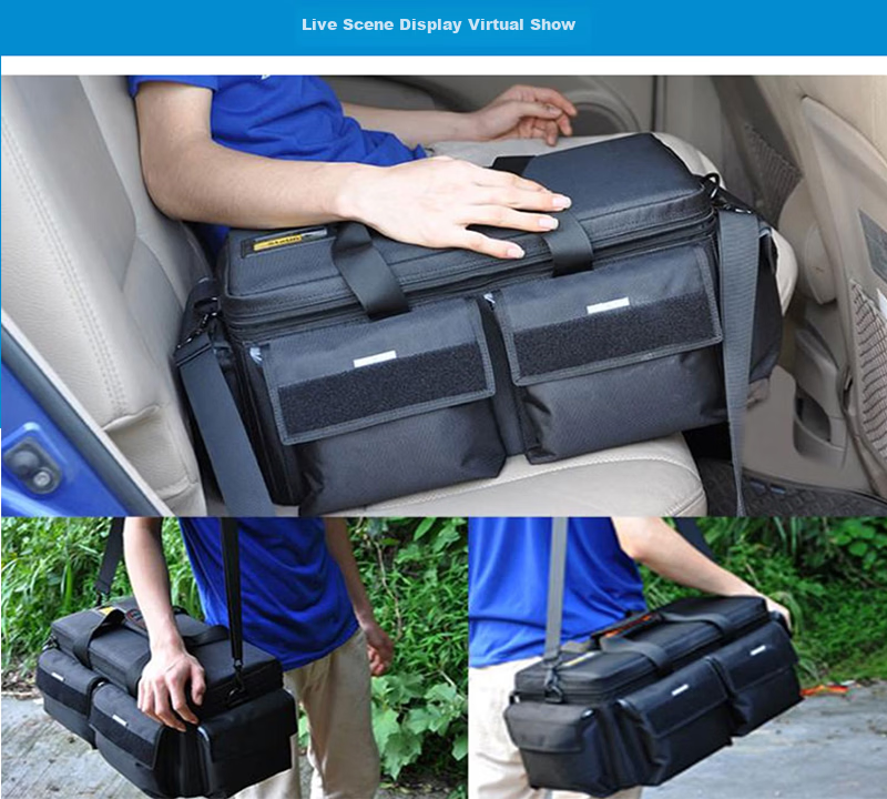 SVATIN HDV5024 Multi-Camera Multi-Lens Professional Photography and Videography Bag Matrix Load-Bearing Camera Bag with Accessories and Laptop Compartment 15