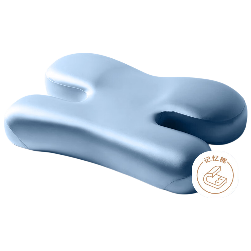 CROWN Beauty Pillow Neck Support Memory Foam Pillow Deep Sleep Women's Body Pillow Headrest Adult Nap Pillow Single Piece