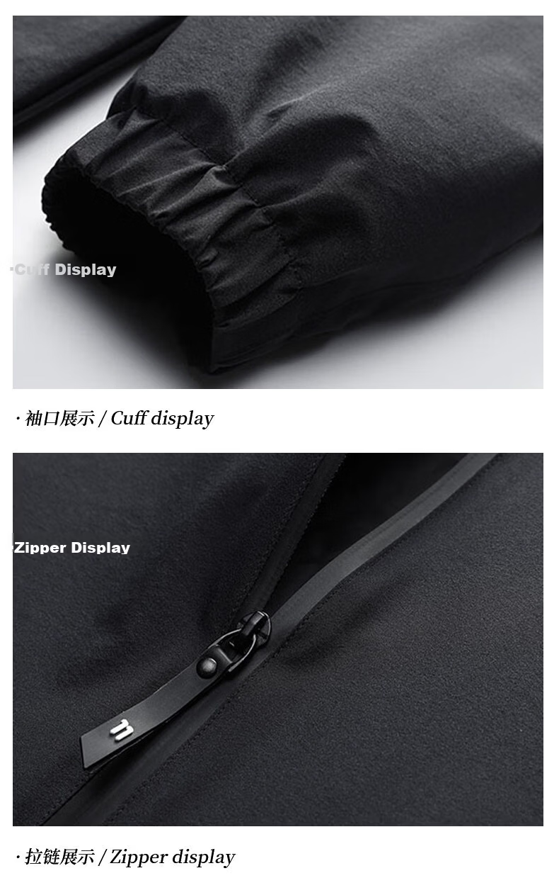 TUCANO Men's Spring Autumn Trendy Loose Hooded Simple Versatile Windproof Casual Jacket Outerwear 20