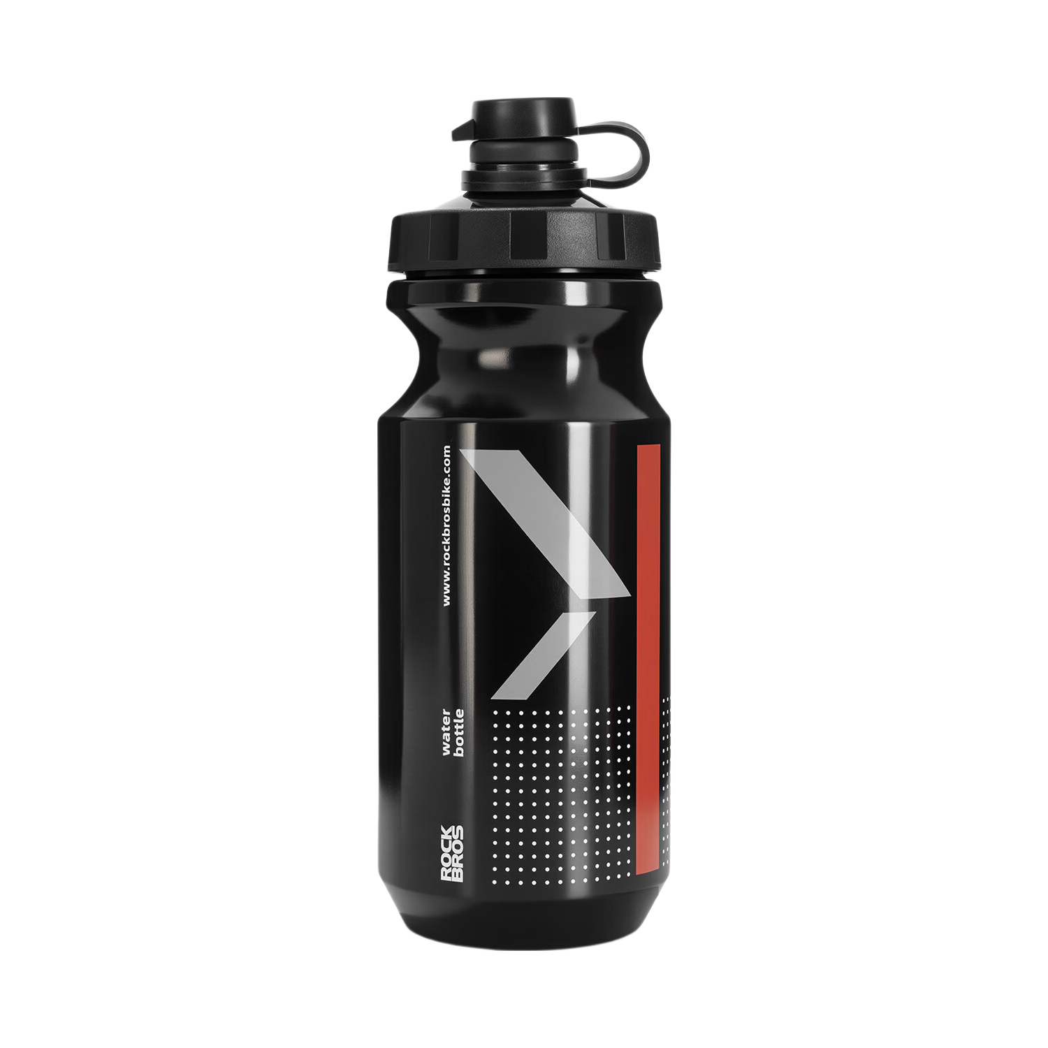 ROCKBROS Bicycle Cycling Water Bottle Unisex Mountain Road Bike Squeeze Outdoor Sports Water Cup Black