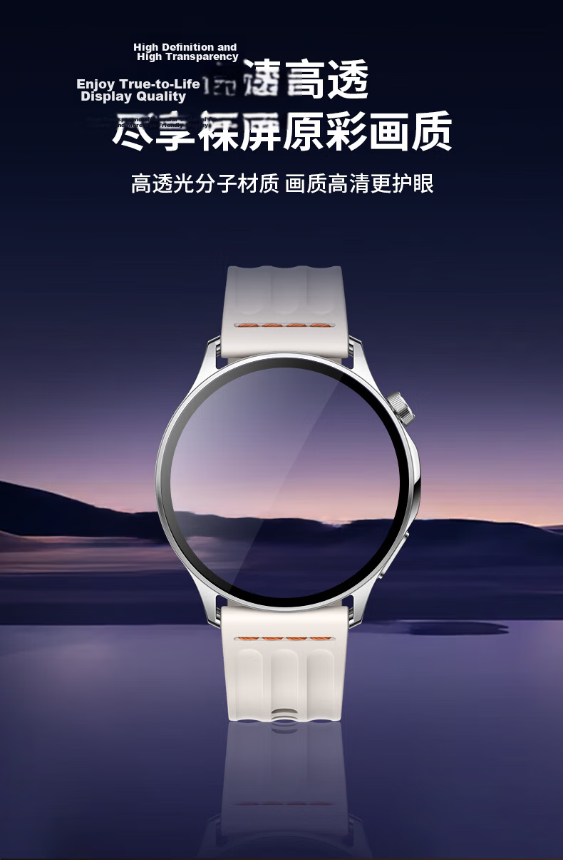 Smorss Dust-Free Case Instant Apply 2-Pack Screen Protector for OPPO Watch S, Non-Tempered Composite Watch Film, Anti-Drop, Scratch-Resistant, Ultra-Clear, Anti-Fingerprint Black 11