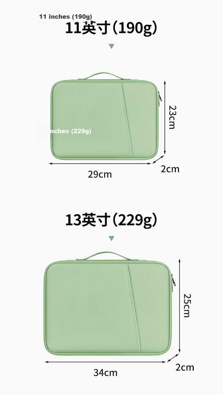 JPLAYER Tablet Storage Bag, 13-Inch Shockproof Protective Case, Handbag for IPad Pro 12.9/Huawei MatePad Pro 12.6/Lenovo Xiaoxin/Xiaomi Pro5, Black 14