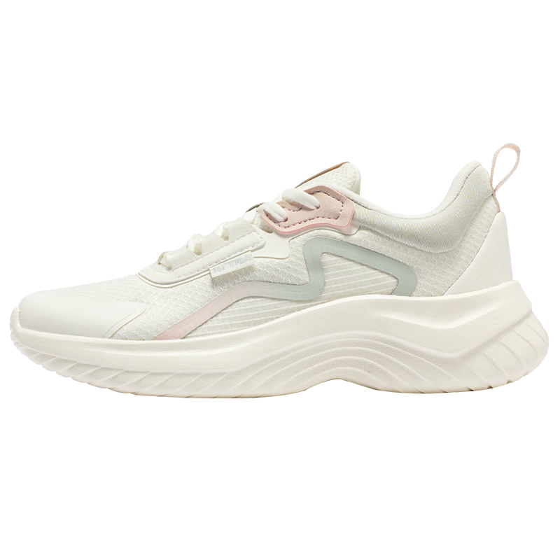 361° Women's Autumn Water-Repellent Leather Running Shoes Shock Absorption Casual Commuting Sneakers 682232233-3