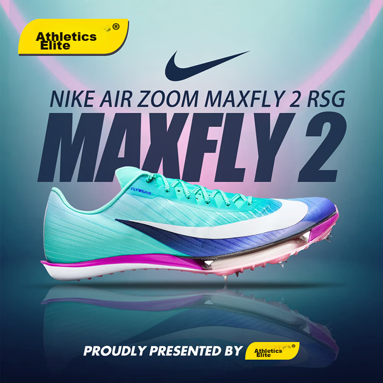 NIKE Track And Field Elite Nike Maxfly 2 NIKE Professional Cushioned Sprint Spikes FD8396-900 Size 40 1