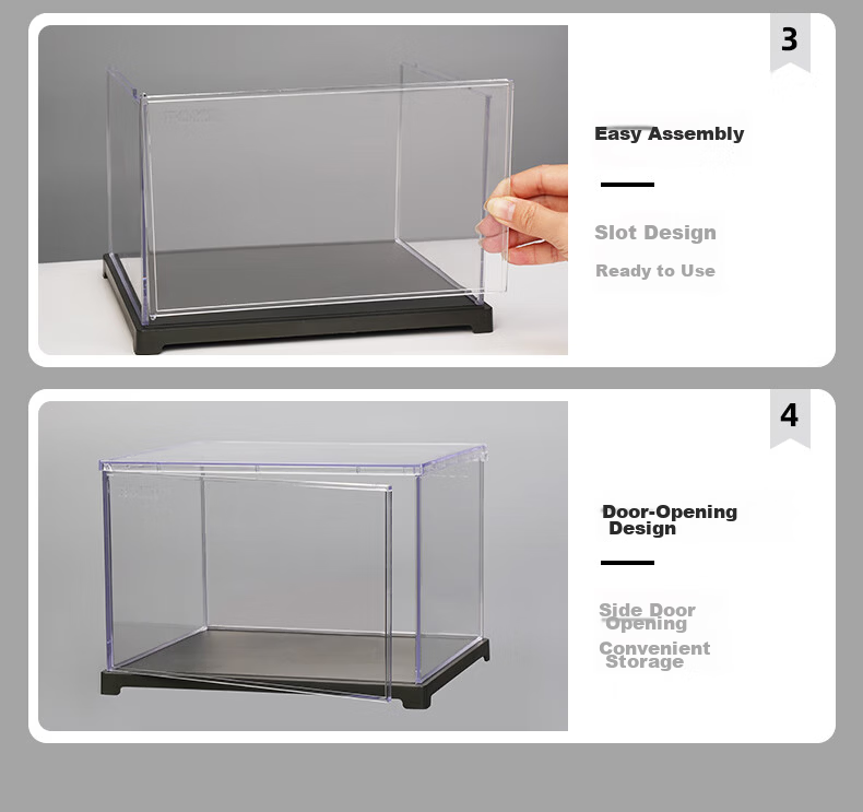 ROKR Butterfly Dust Cover, Building Block DIY Waterproof Dustproof High-Gloss Transparent Cover Display Box [Product Not Included] 6