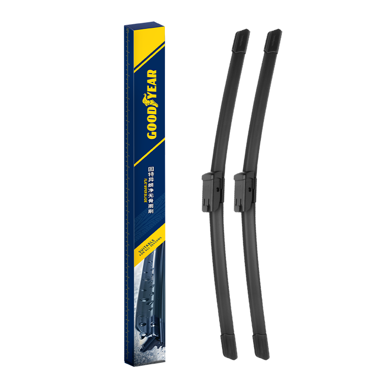 Goodyear Zero Run C11 Windshield Wipers, Original U-Shaped Boneless Rubber Strips for 2021-2024 Models, Front Wiper Blades