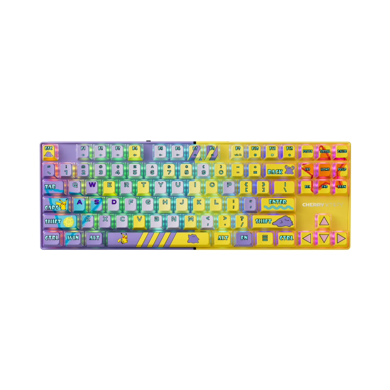 CHERRY Pokémon Ditto MX8.2PRO HYBRID Magnetic Axis 87-Key Mechanical Wireless Hybrid Gaming Keyboard Valorant Delta RT Quick Trigger