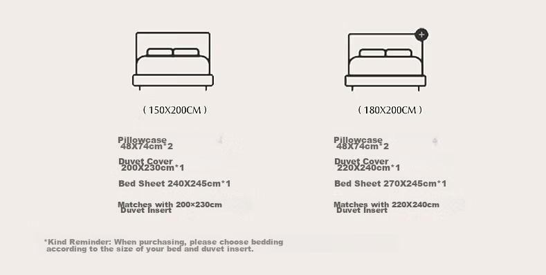 Shuixingjiafang Four-Piece Bedding Set, 60-Count Long-Staple Cotton, 100% Pure Cotton Duvet Cover And Bed Sheet, Double Bed, Light Luxury High-End, for 1.5m Bed, Huaying Jiaju Gua 29