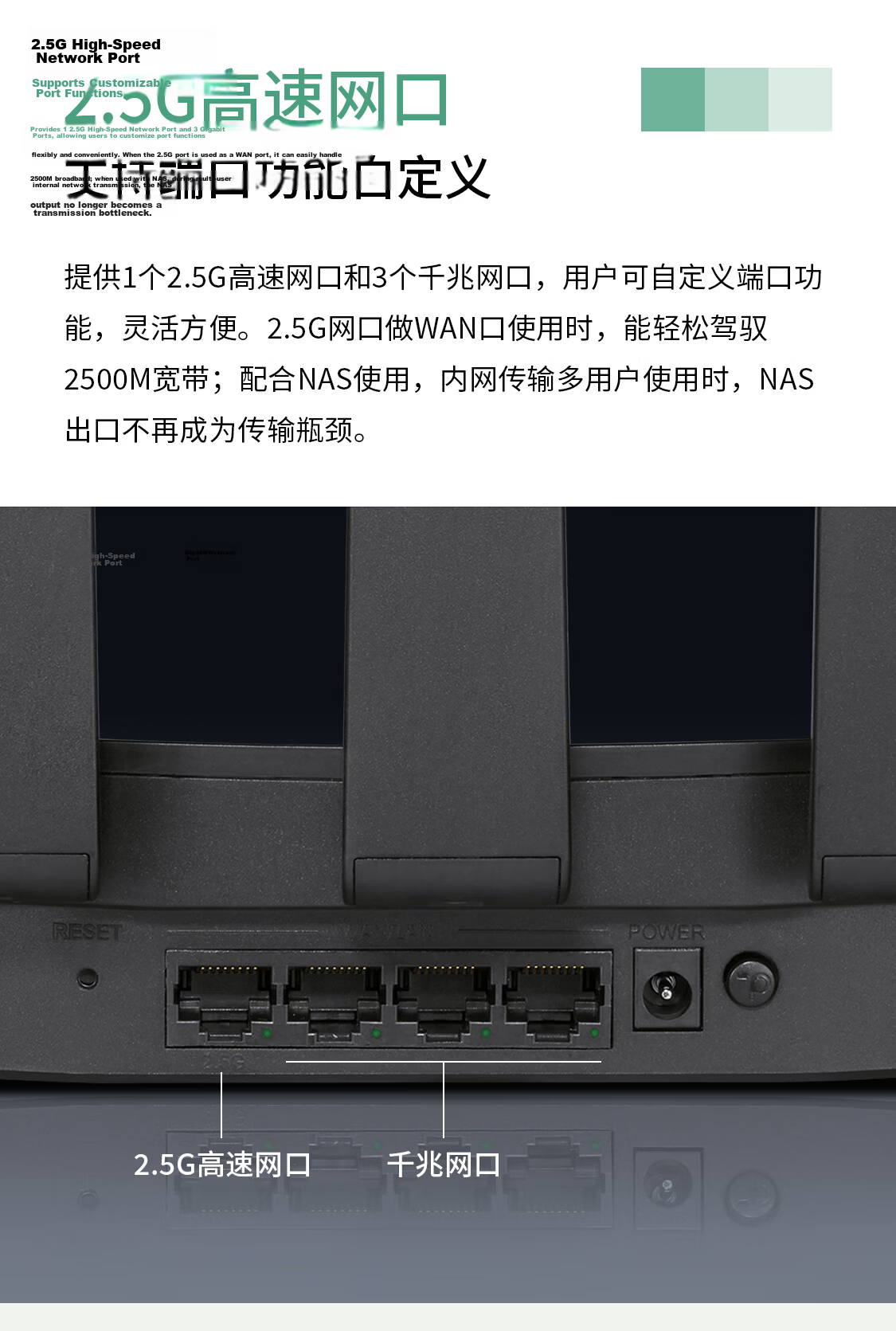 TP-LINK BE6400 5G WiFi7 Gigabit Dual-Band Home Router 2.4G WiFi6 Wireless 2.5G Port Game Acceleration 7DR6450 12