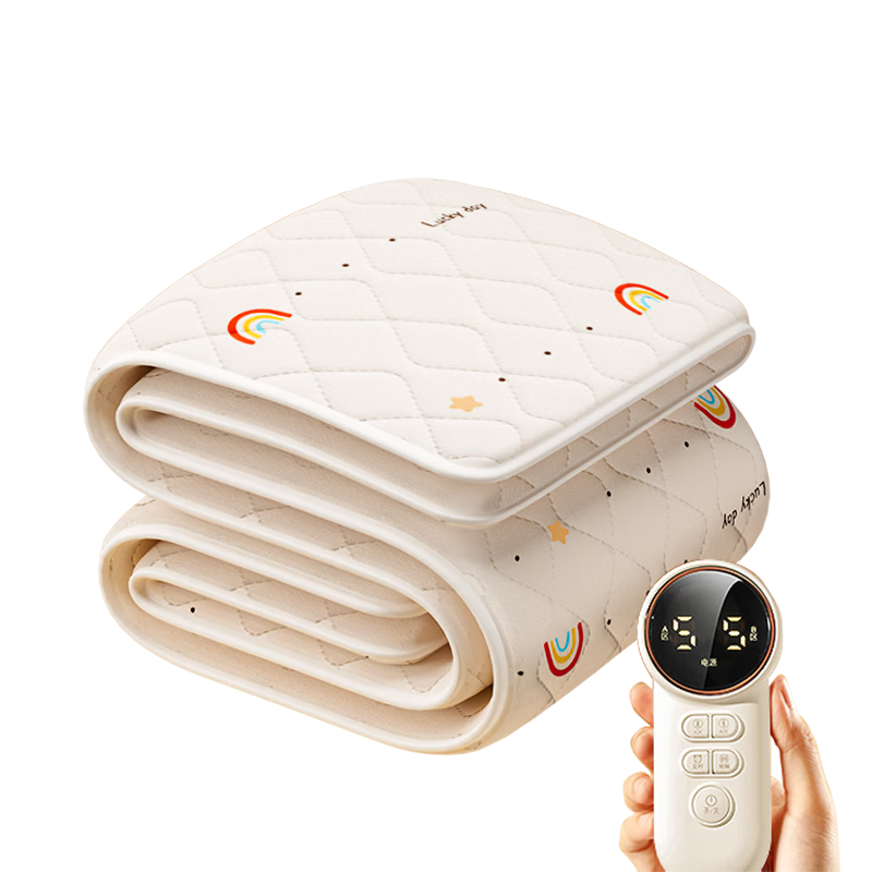 CHIGO Graphene 3C Certified Waterproof Electric Blanket for Single/Double Bed, Mite Removal and Quilt Drying, 1.5*1.2m, Dormitory Use