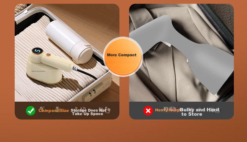 AUX Handheld Garment Steamer 38g/min High Steam 70ml Water Tank Home Use Portable Travel Electric Iron Dual Dry and Wet Iron YD829 10