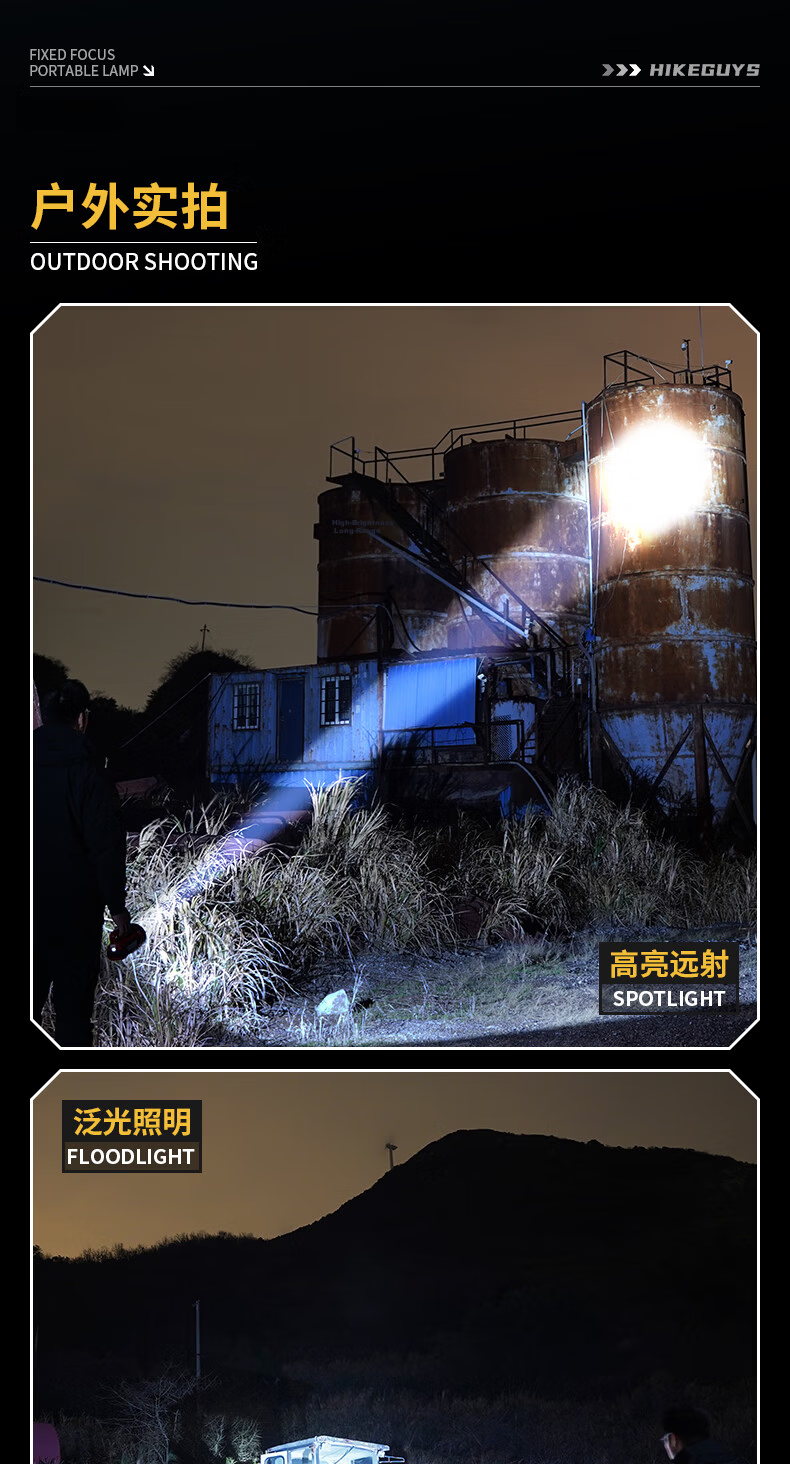 Xiaoyeren Cicada Catcher Monkey Flashlight High Brightness Long Battery Life Military Home Emergency Patrol Work Portable Searchlight 2