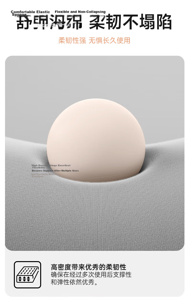Nanjiren Seat Cushion Long Sitting Pain Relief Student Dorm Summer Chair Pad Office Cushion Gaming Chair Seat Pad 8