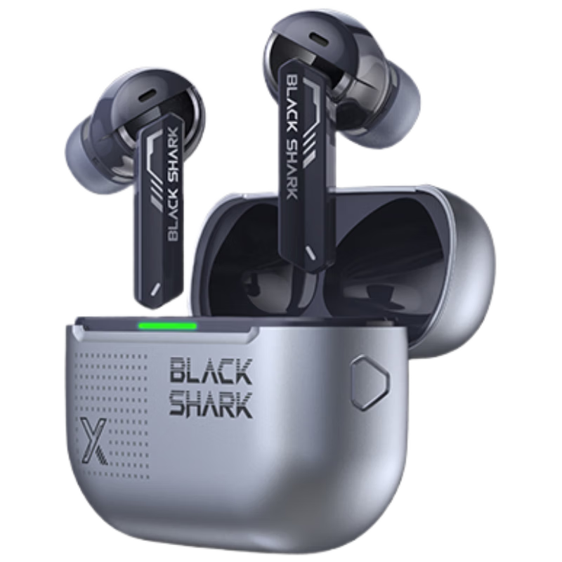 Black Shark Fengming Gaming In-Ear Bluetooth Earphones 2.4G Dual Mode 0.02s Low Latency Noise Cancelling FPS Mobile Game Headset Compatible with iPhone 17 Huawei 80 Xiaomi Honor