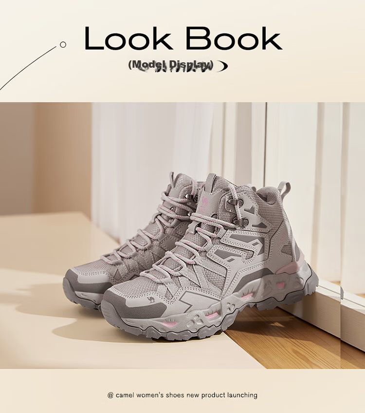 CAMEL Autumn Winter [Triumph] Waterproof Anti-Slip Outdoor High-Top Hiking Shoes Professional Mountaineering Sports Shoes 10