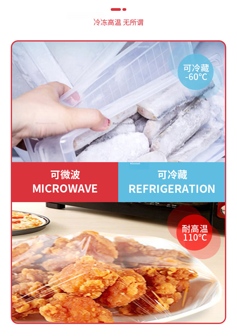 Sodolike Shangdao Food-Grade Easy-Tear Cling Film 30cm x 90m Microwave and Refrigerator Safe Wrap 7