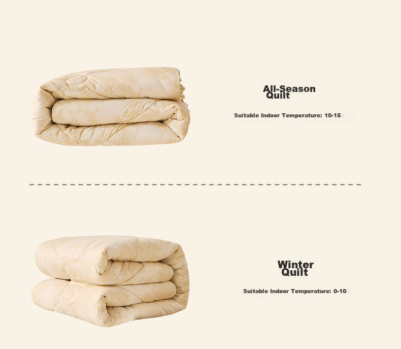 Mercury Home Textile Wool Quilt 100% Australian Wool Four Seasons Temperature-Controlled Spring and Autumn Quilt Core 150×210cm Approx. 3.4 Jin 17