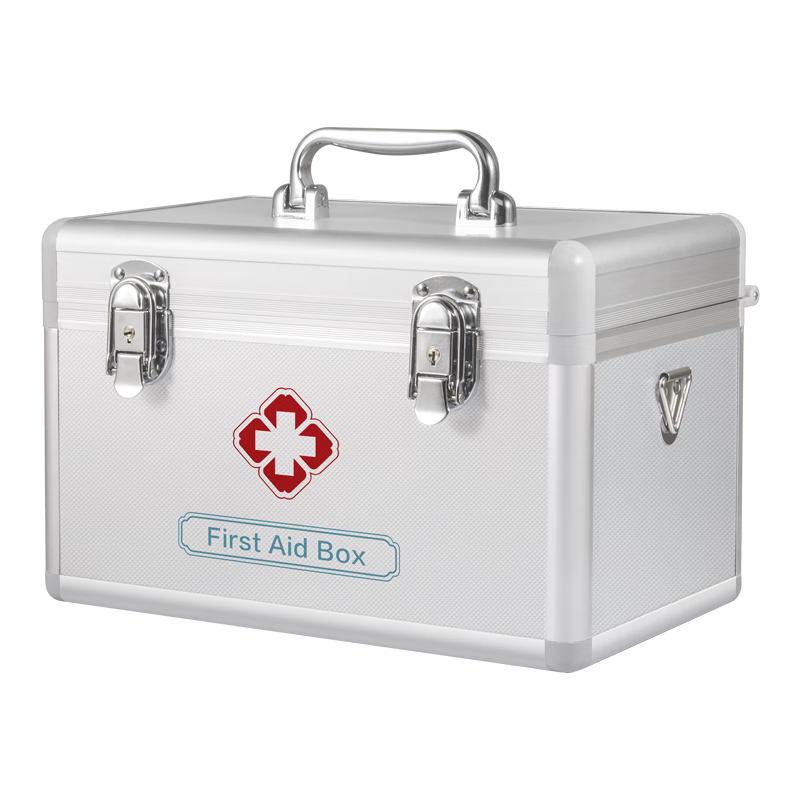 Weijian Medical Box, Home First Aid Kit, Multifunctional Medical Bag with Lock, Storage Box, Family Medicine Cabinet, Aluminum Alloy