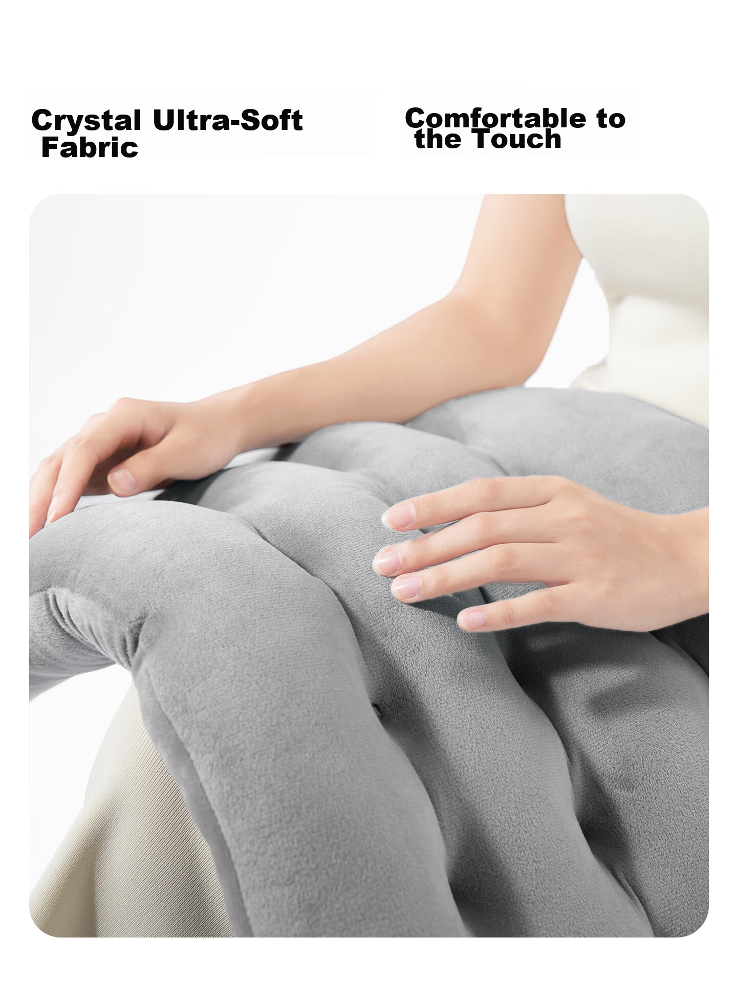 Fuju Thickened Autumn Winter Integrated Seat Cushion Backrest Chair Pad Office Student Car Seat Cushion 40*80cm 5