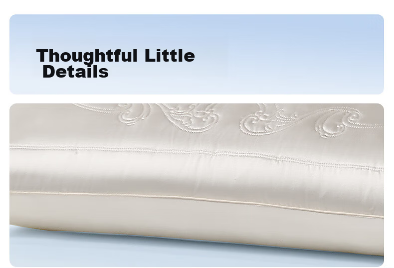 Mercury Home Textiles Silk Pillow PRO Cervical Spine Neck Protection Slow Rebound Memory Foam Class A Pillow Core Household Single 74*48cm 24
