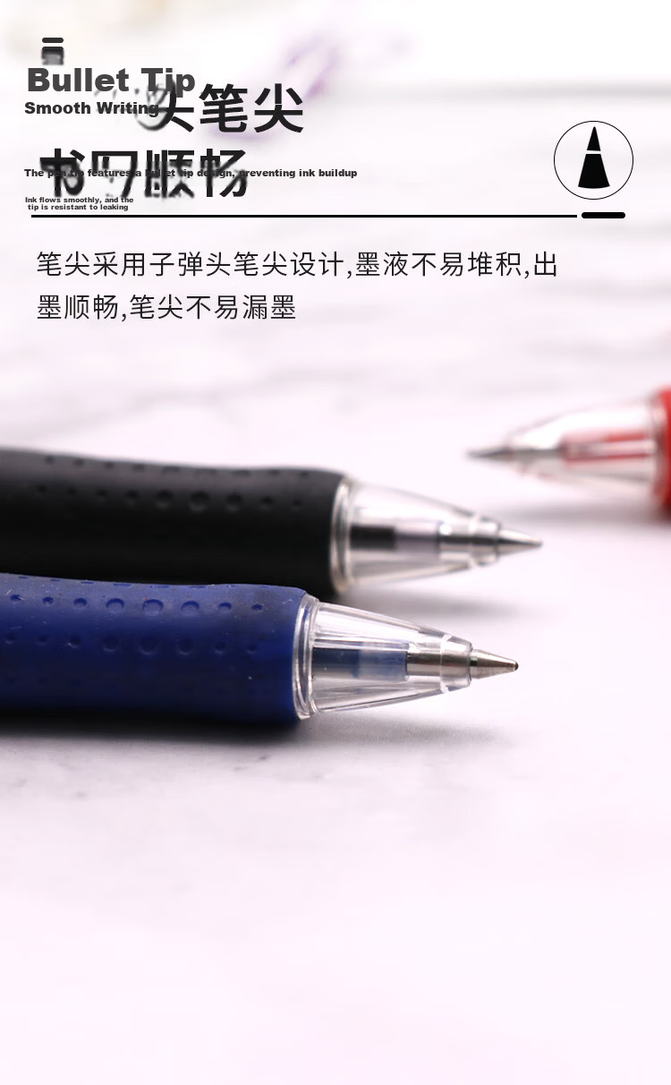Uni Mitsubishi SN-100 Retractable Ballpoint Pen 1.0mm Blue Ink Student Office Signature Pen 12-Pack Back to School Edition 3