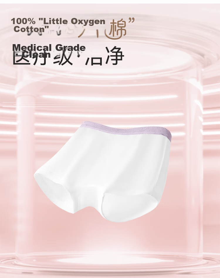 YEEHOO [Xiaoyang Cotton] Children's Pure Cotton Disposable Sterilized Underwear Unisex Boys and Girls Boxer Underwear Travel Pack 3