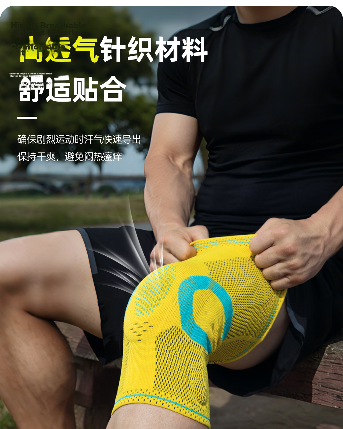 LP Sports Knee Brace with Double Spring Support for Basketball, Running, Outdoor Protection Equipment 170xt Black Precision XL 17