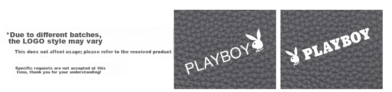 PLAYBOY Genuine Leather Men's Wallet First Layer Cowhide Card Holder ID Billfold Middle-aged Birthday Gift for Husband Father 10