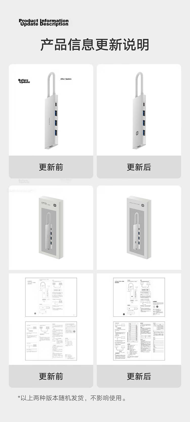 MI Type-C Ten-In Expansion Dock, 4K Ultra HD Screen Mirroring, Gigabit Ethernet Card, PD100W USB3.0, Multifunctional Adapter, MI Redmi Laptop Compatible 1